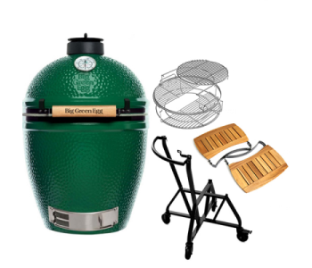 Комплект Big Green Egg Гриль L + Грати + Гніздо з ручкою + Крила для грилю