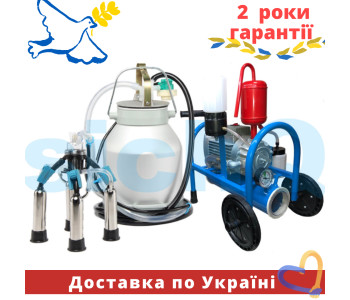 Доїльний апарат для корів (масляний) АЇД "Буренка-1 неіржавіюча сталь"