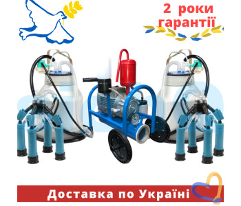 Доїльний апарат для корів (оливний) АІД "Буренка-2 стандарт"