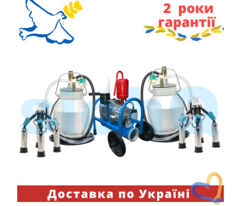 Доїльний апарат для корів (оливний) АІД "Буренка-2 неіржавка сталь"